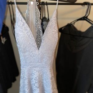 Windsor lace back dress